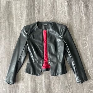 Zara Edgy Faux Leather Jacket